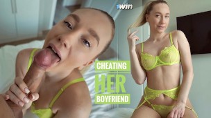 PAWG CHEATS on her boyfriend with her college roommate – Lil Elle